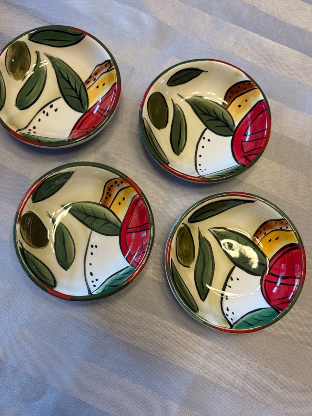 Hand-Painted dipping bowls